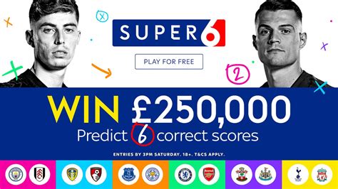 sky super 6 this week.